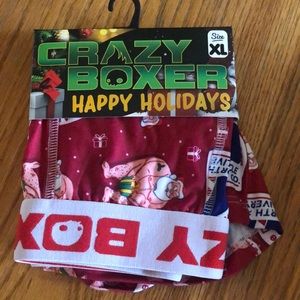 NWT Crazy boxer holiday boxer shorts